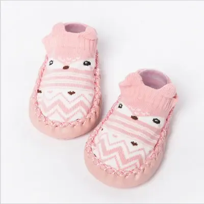 Miniaturbild: Toddler Baby Shoes Soft Sole Newborn Infant First Walker Cartoon Owl