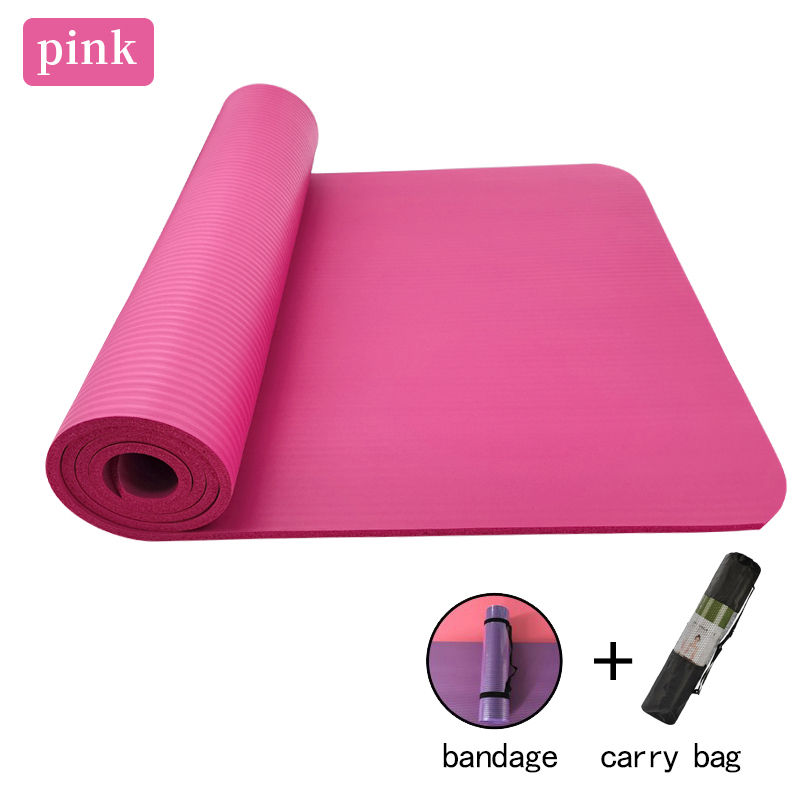 Miniaturbild: Yoga Mat Nbr 10mm Thickened  Non-Slip  Eco Friendly Mat De Yoga