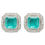 Miniaturbild: Madeleine Paraiba Tourmaline Large Stud Earrings Silver