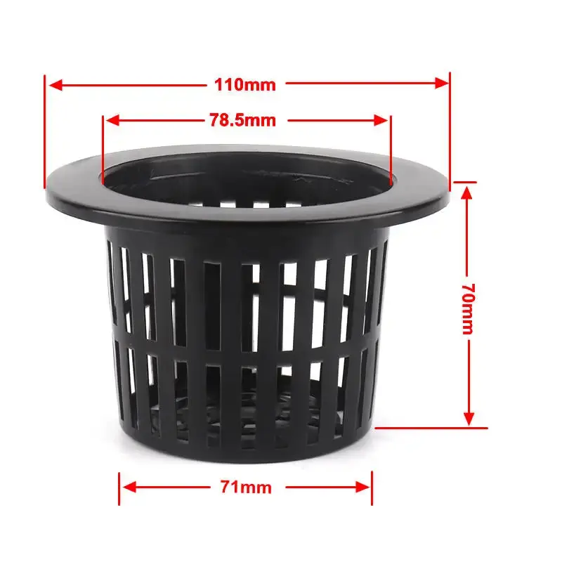 Miniaturbild: 50pcs Growing Basket Hydroponics Basket Vegetable Soilless Growing Plastic