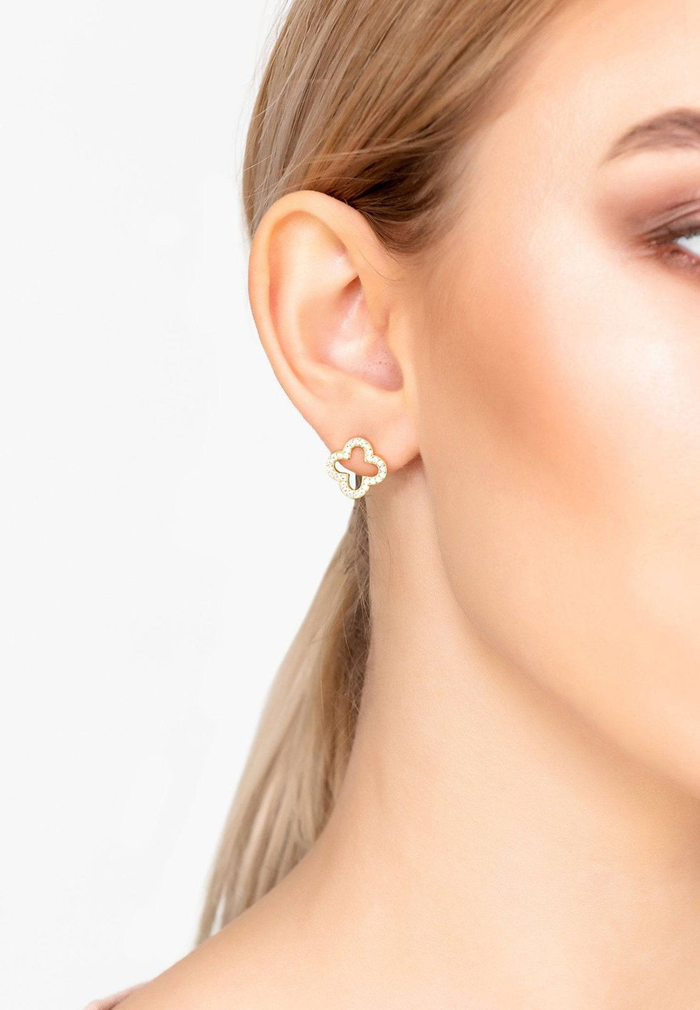 Miniaturbild: Open Clover Earrings