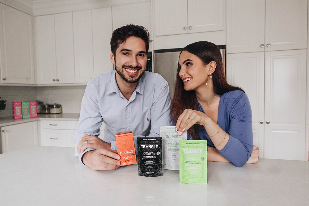 Philippe et Jade, fondateurs de Teangle