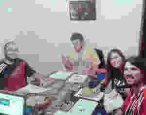 Jogadores de RPG em uma partida de DnD 5a
