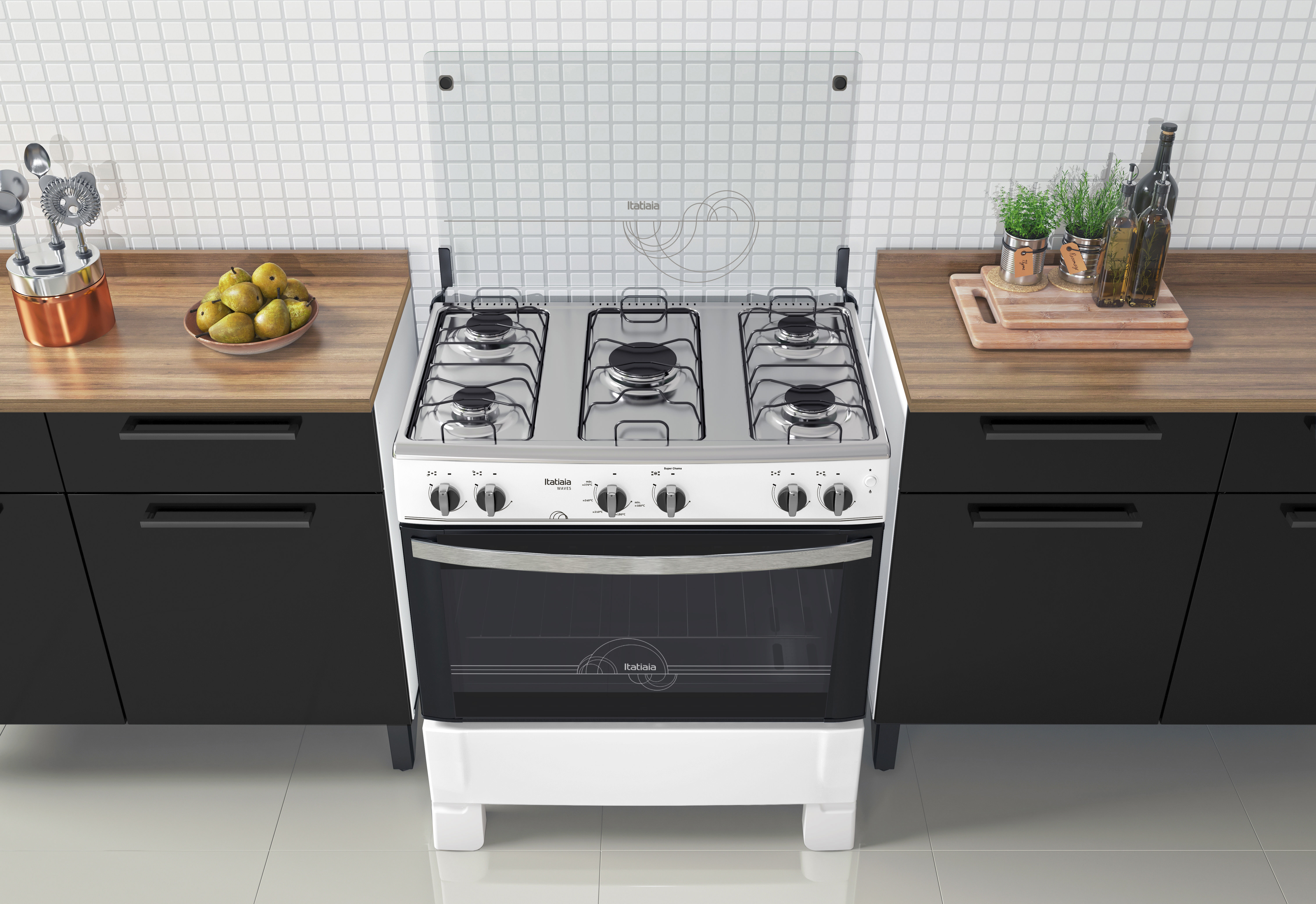 Fogão Waves 5 bocas