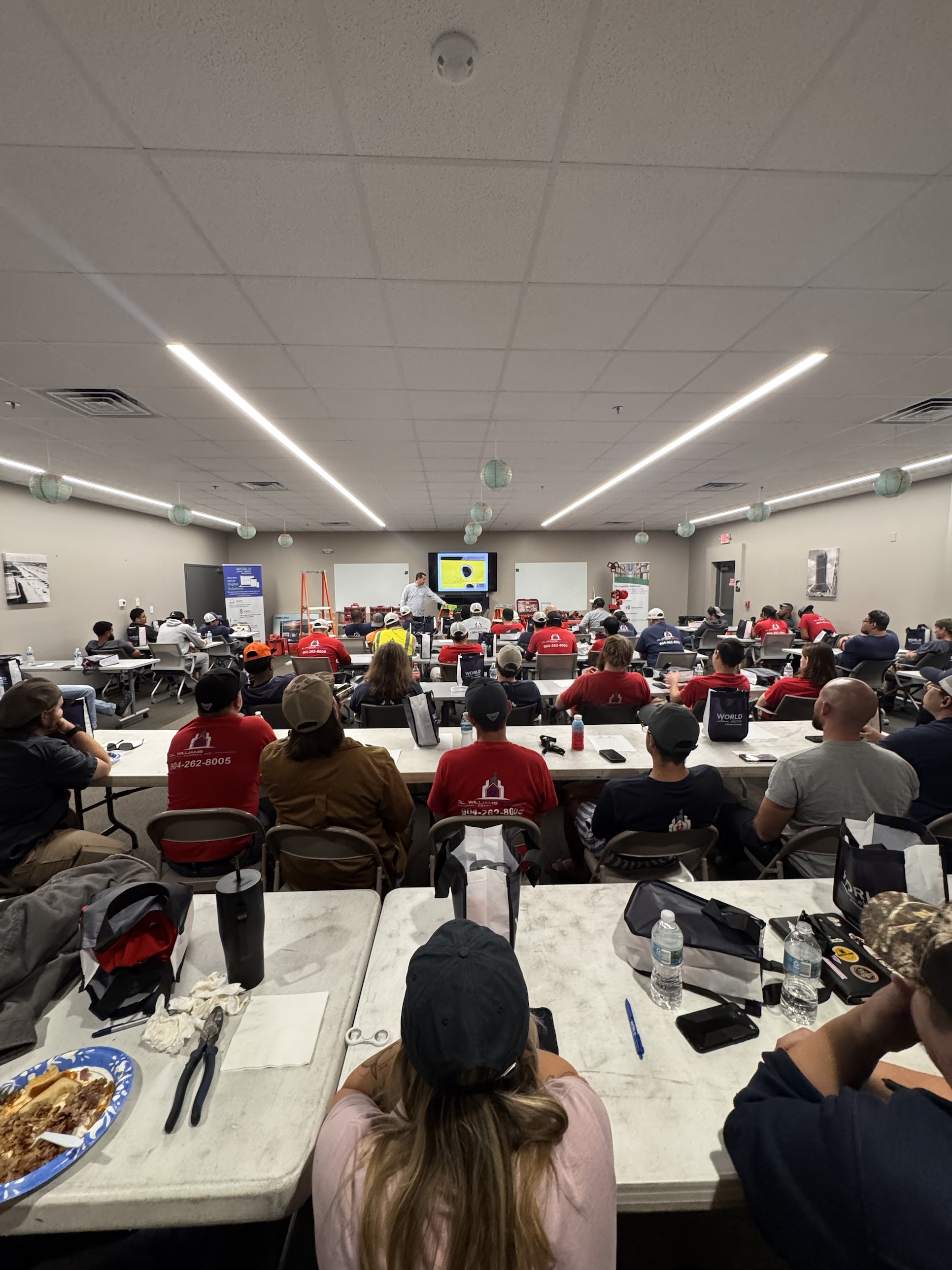 Ladder safety session at the annual safety stand-down