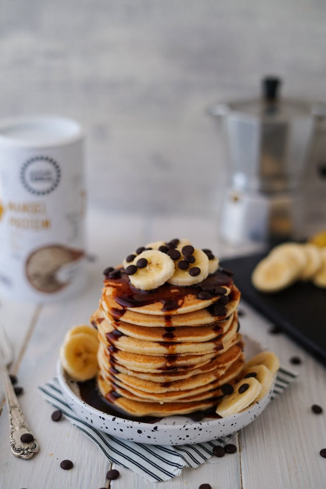 Mandelprotein Pancakes
