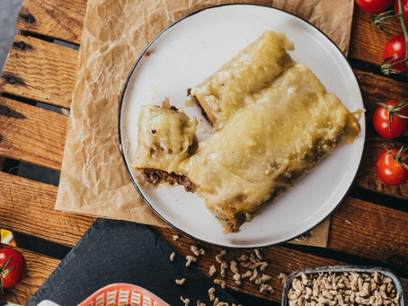Italienische Cannelloni rein vegan