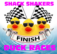 finish line of duck race