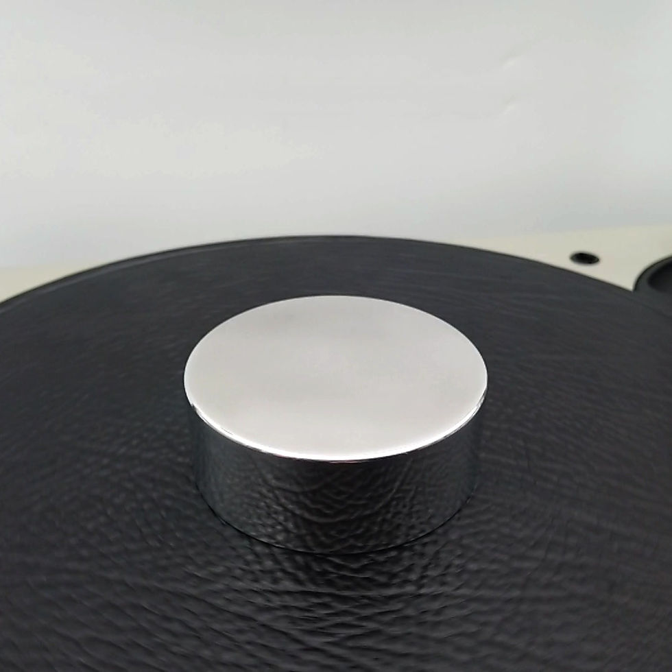 Thumbnail: Polished Aluminum Record Weight - 400gr
