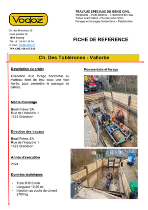 Forage horizontal