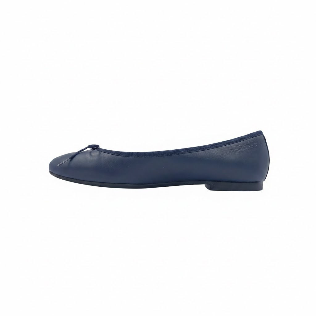 Amelie Navy Leather | French Sole
