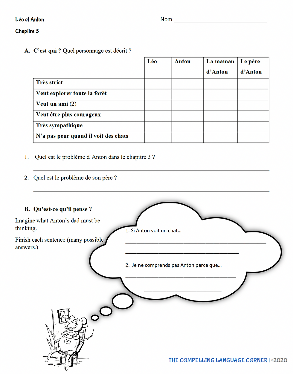 Thumbnail: Léo et Anton - Teacher's Guide & Student Activities