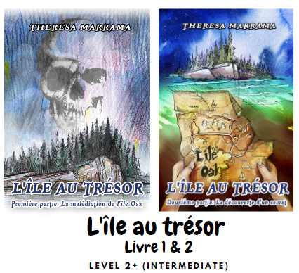 L'île au trésor (Book 1 & 2) - French Readers