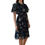 Thumbnail: Dark Blue Floral Dress
