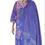 Thumbnail: Purple Cotton Suit With Dupatta
