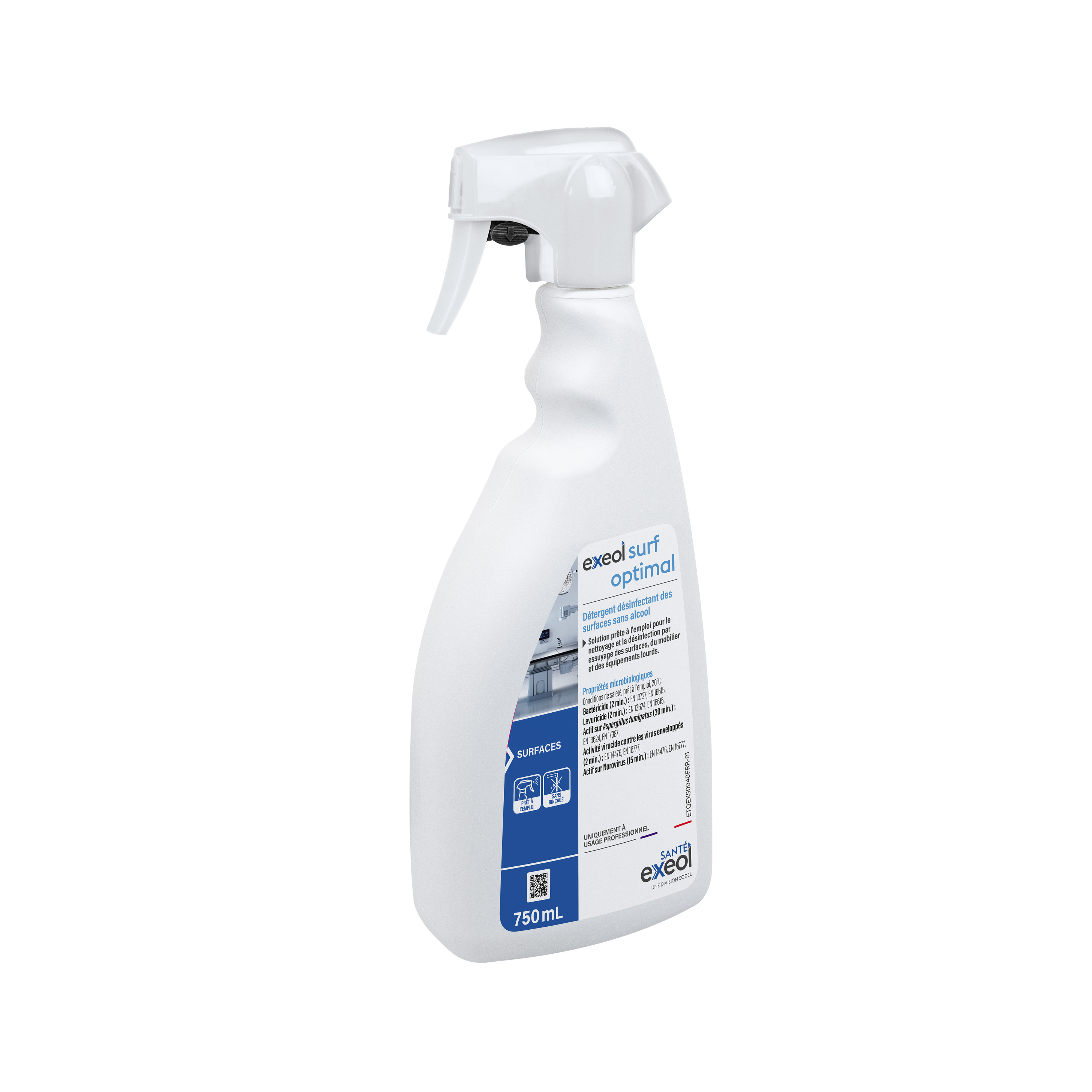 Spray désinfectant surfaces 750 ml - EXEOL Surf Optimal