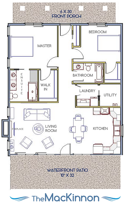 MacKinnon Cottage Floor plan