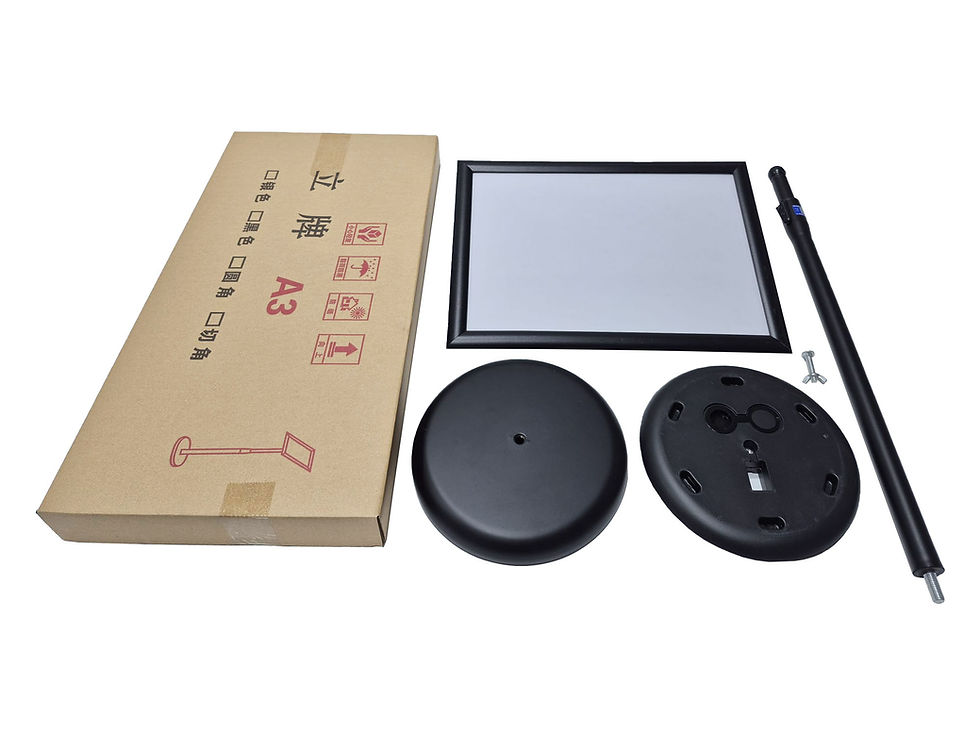 Thumbnail: A4/A3 Floor Standing Snap Frame Sign Holder