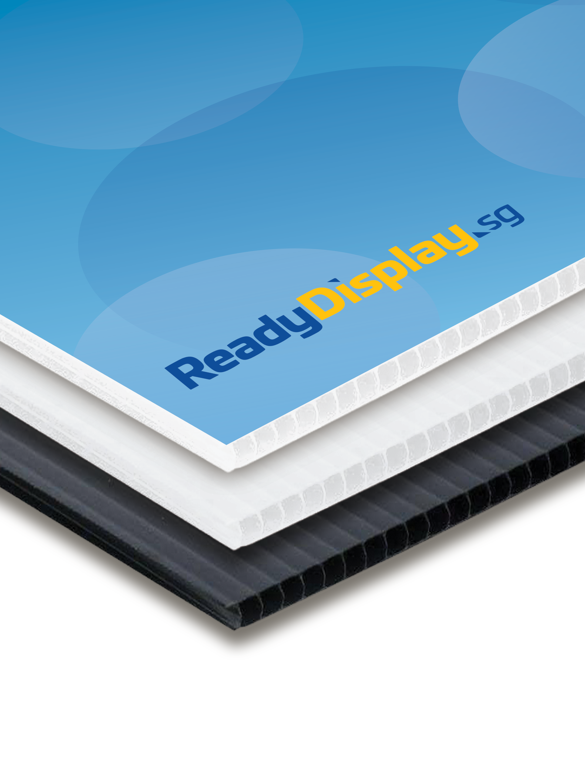 PP Sticker + Plastic Corrugated Board