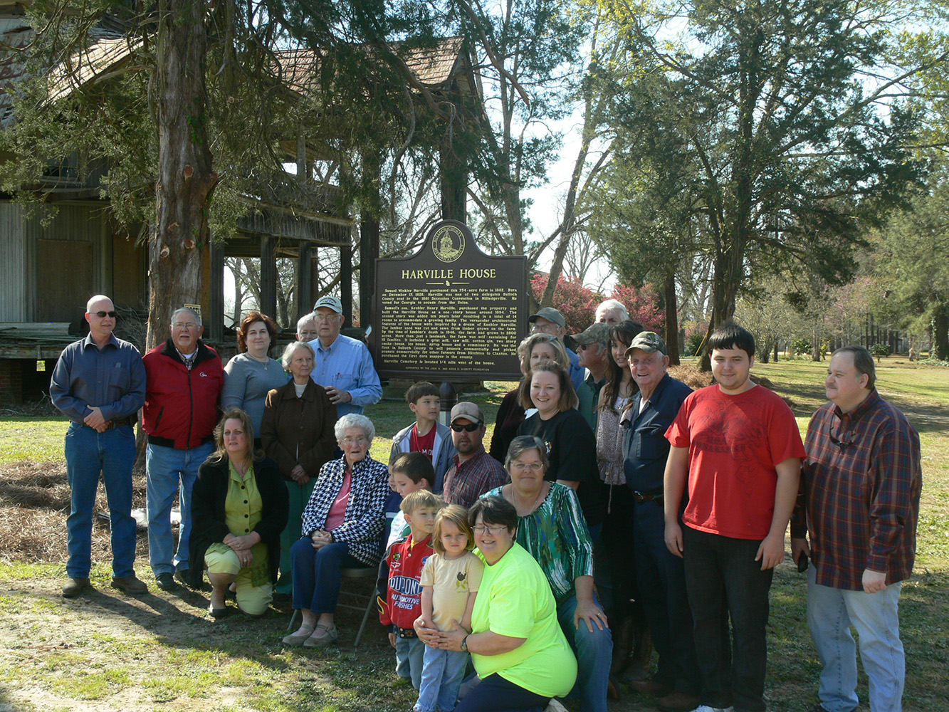 Marker Harville House bullochhistory