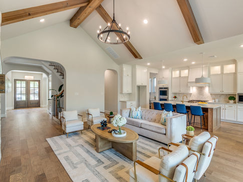 Dream Living Room / Family Room in Luxury New Construction Home in Dallas, TX