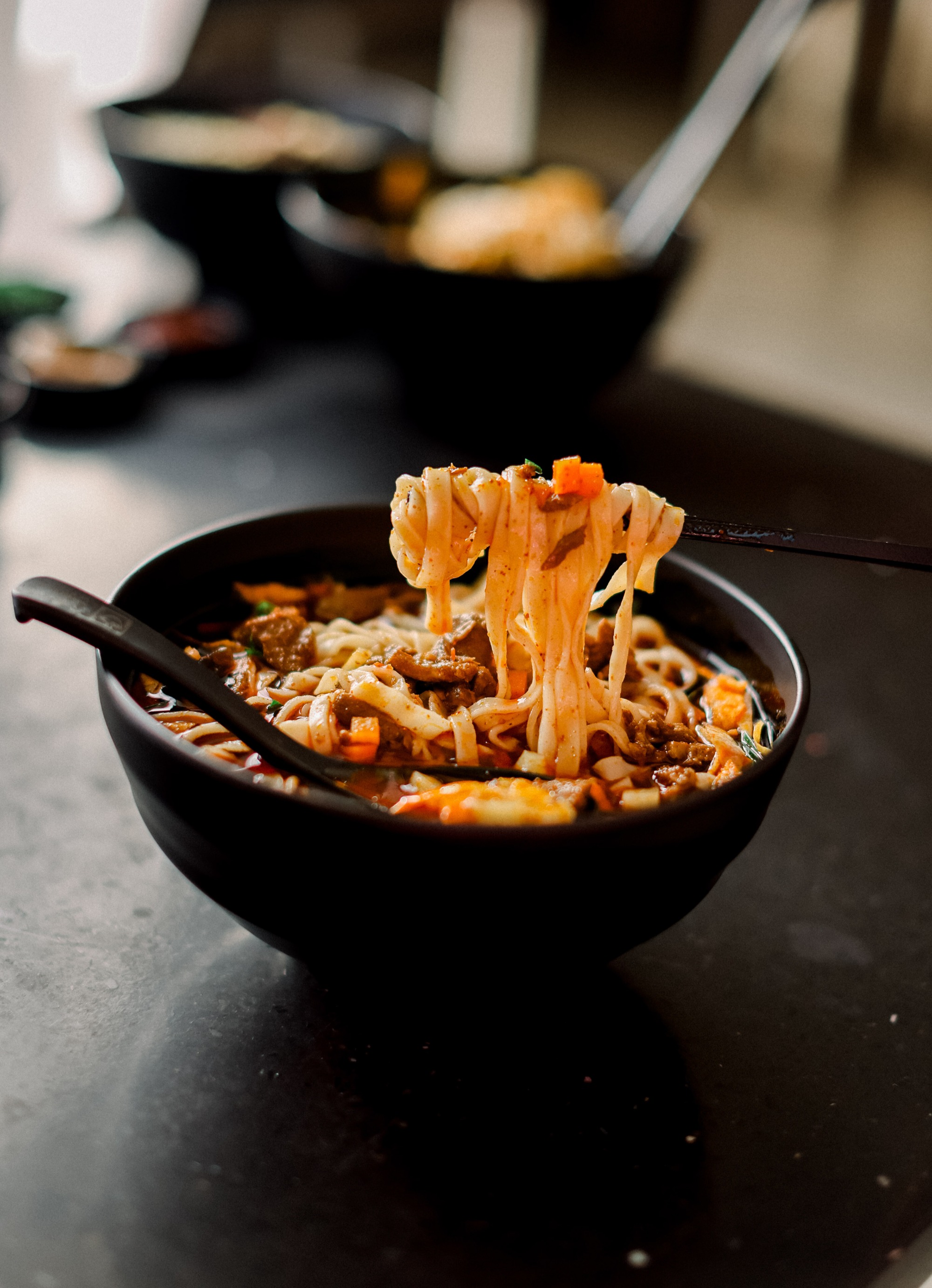 Arranged Food and Objects