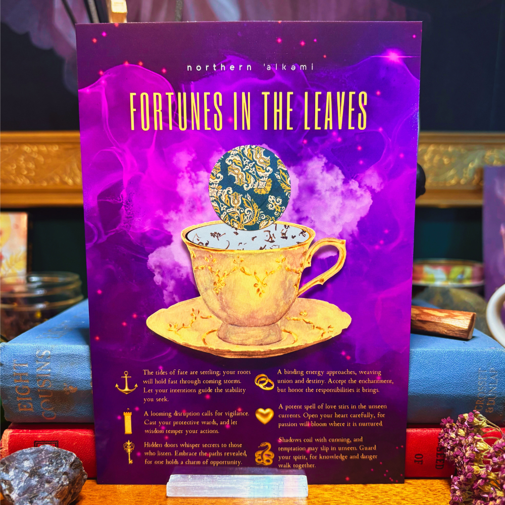 'Fortunes In The Leaves' Fortune Scratch Off Card