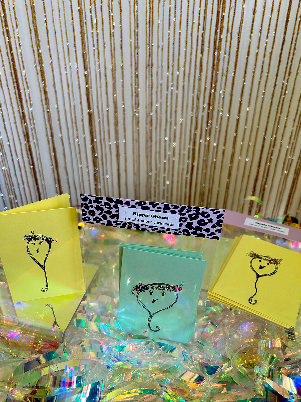 Thumbnail: Hippie Ghost Cards