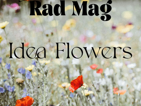 field of flowers with title 'Idea Flowers' 