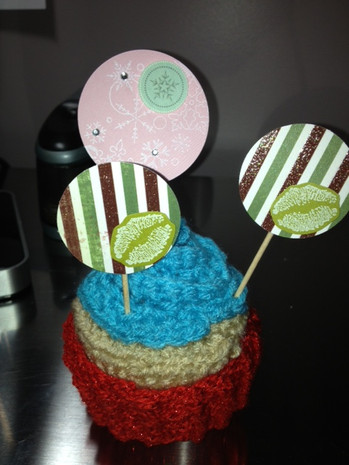 Winter/Holiday cupcake picks