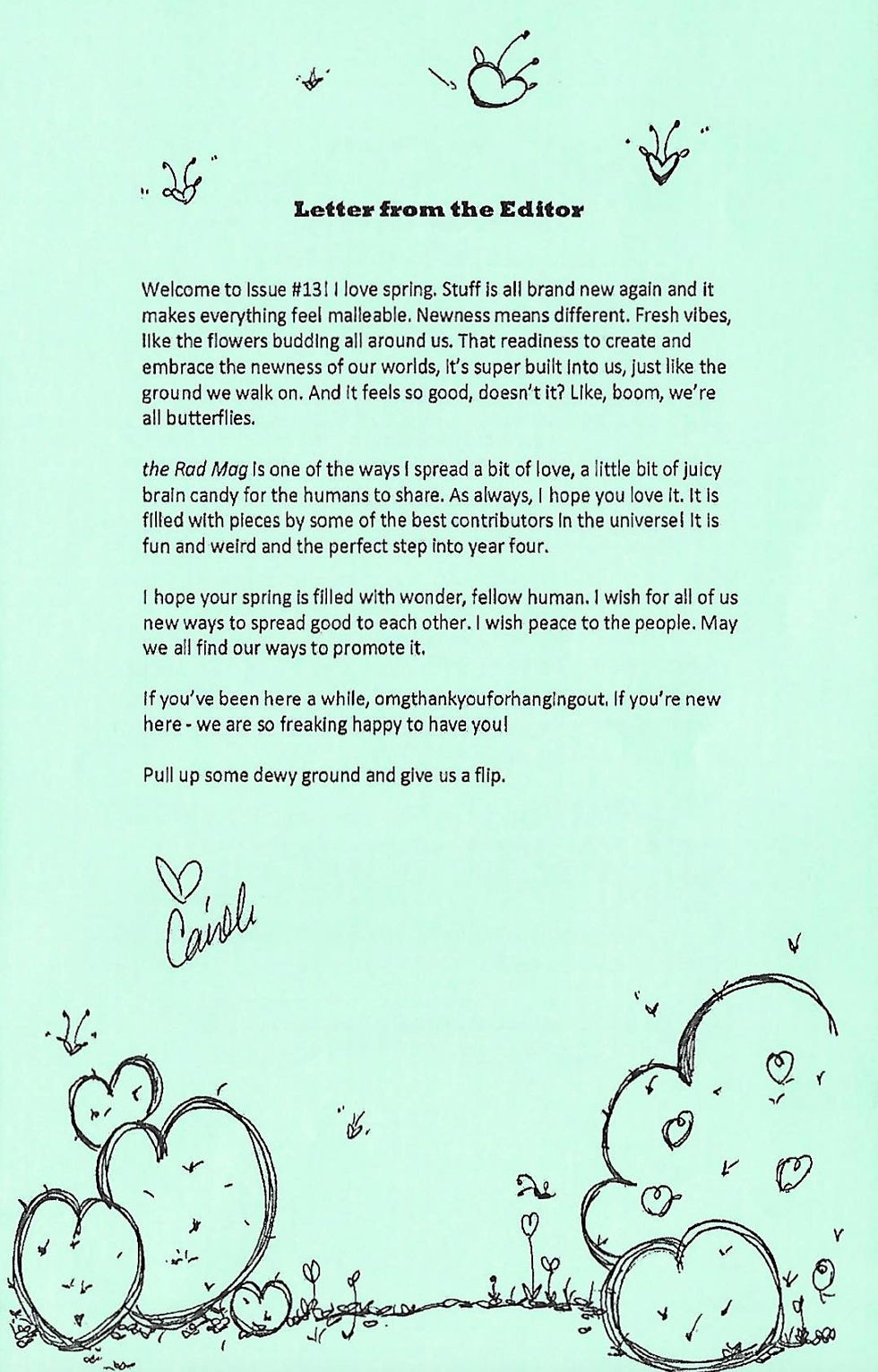 Editor's Letter