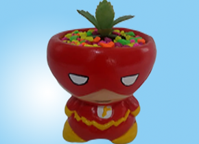 Materas de superheroes flash suculentas cactus plantas dc universe liga de la justicia