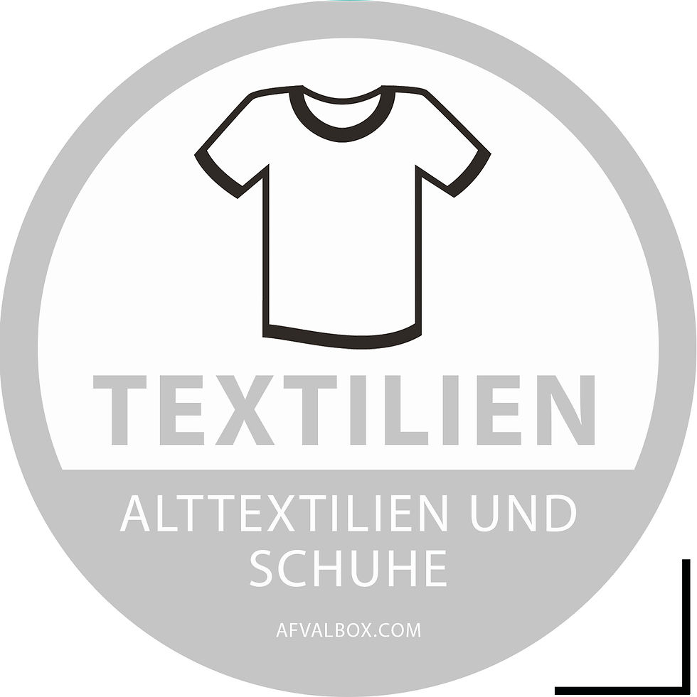 Thumbnail: Stickers DE afvalstickers, prijs st/set.: incl. BTW en verz. kosten