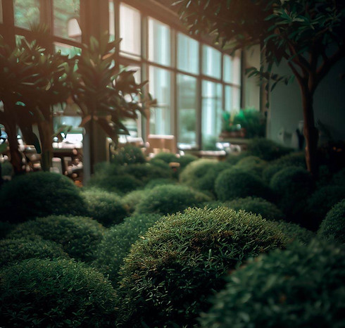 AI creation of sustainable office design
