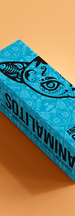 Standard tuck box with matte and emboss effect