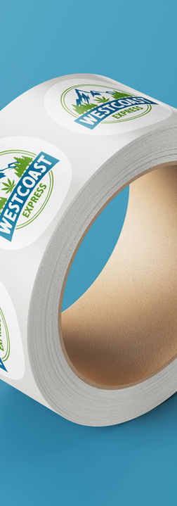 Label in circle shape
