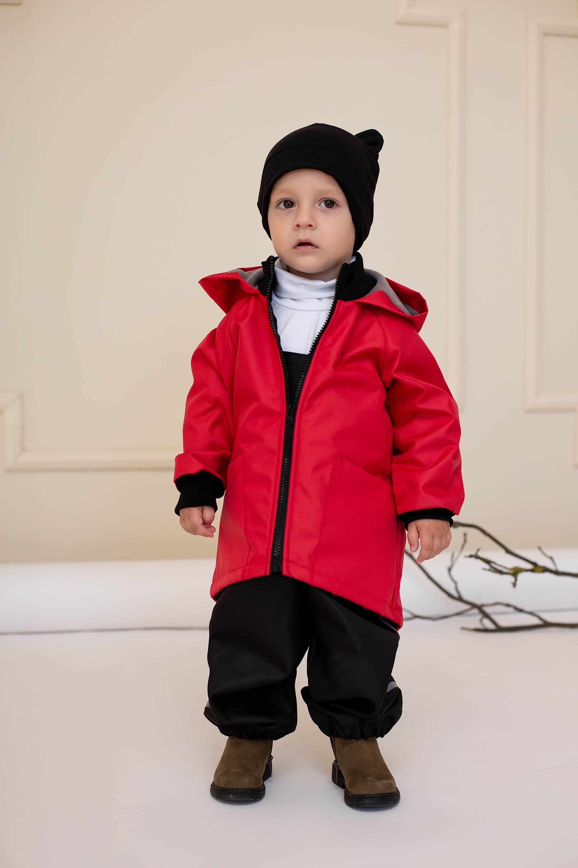 Куртка на флісі: Червоний колір