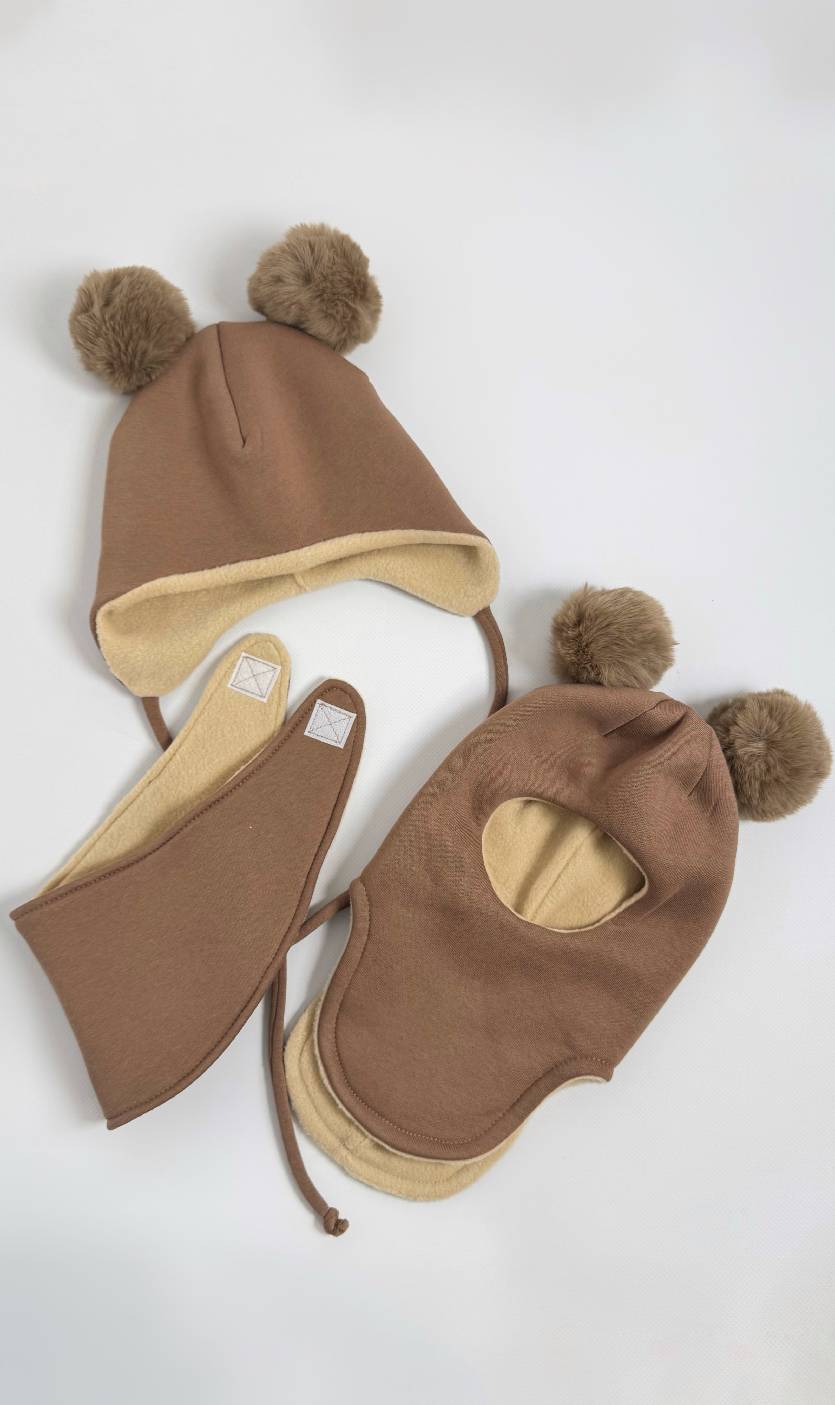 Шапка Зимова: колір Капучино