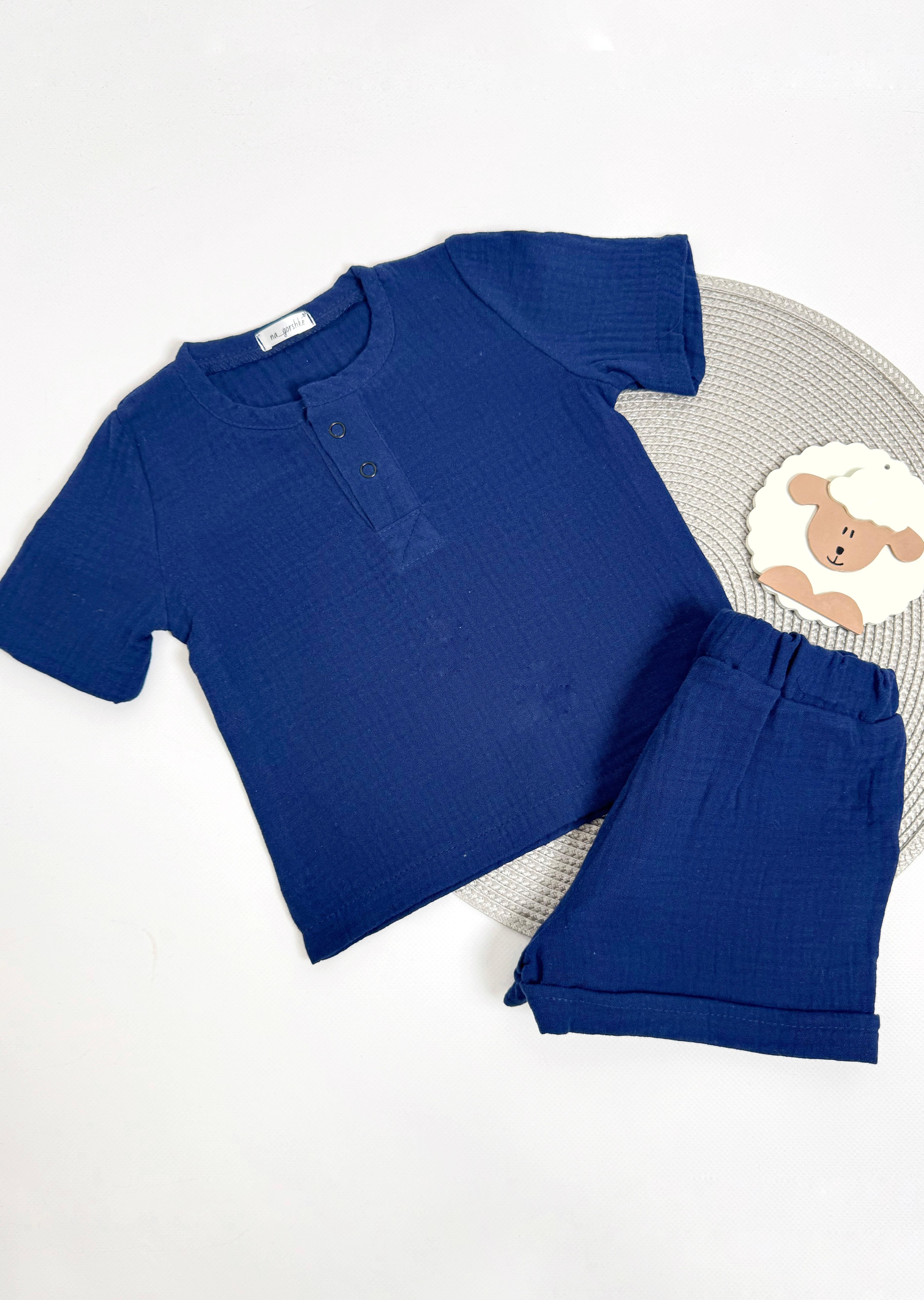 Костюм муслін (Темно синій)