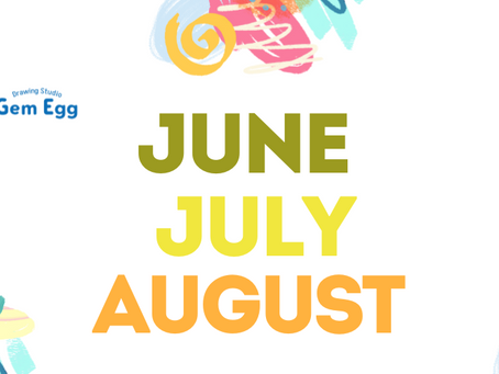 JUNE, JULY, AUGUST Themes
