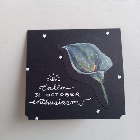 Calla Birthday Card