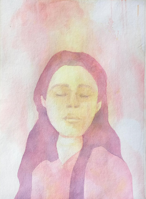 Self Portrait II | 16” x 23.4” | Watercolour on cold-pressed watercolour paper