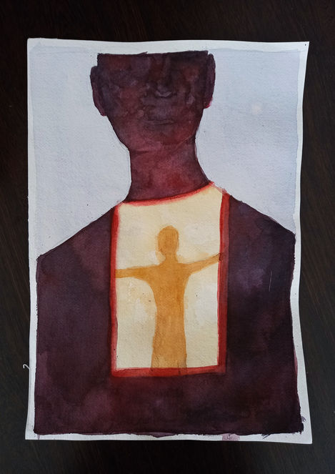 Graham Dean Study 02 | approx. 11.7" x 16.5" | Watercolour on cold-pressed paper