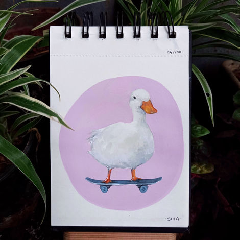 94/100: Duck on a Skateboard