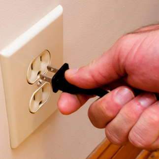 Plugging into an electrical outlet