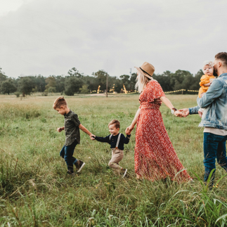 A happy family outing