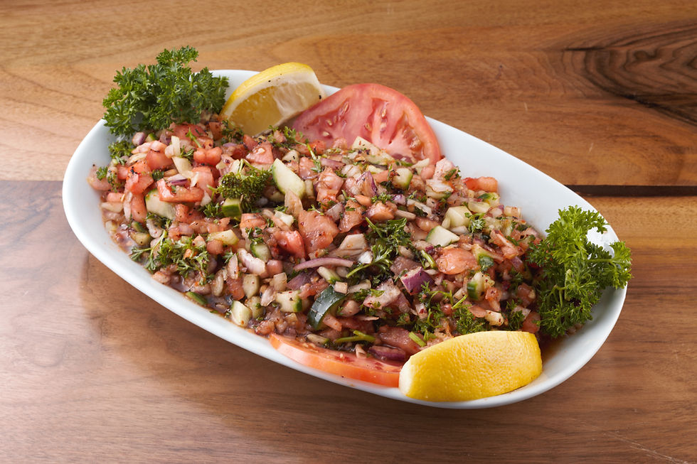 Arranged Food and Objects