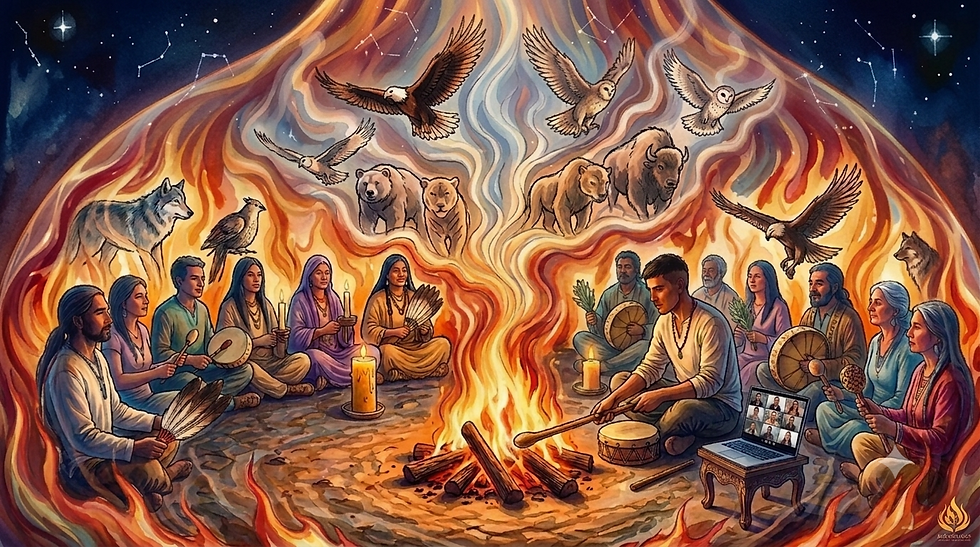 ---- Solstice Ceremony ---- Online All-Night Fire Circle