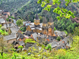 Ruta de 3 días por Midi Pyrénées.
Día 2: Saint-Cirq-Lapopie, Rocamadour y Conques.