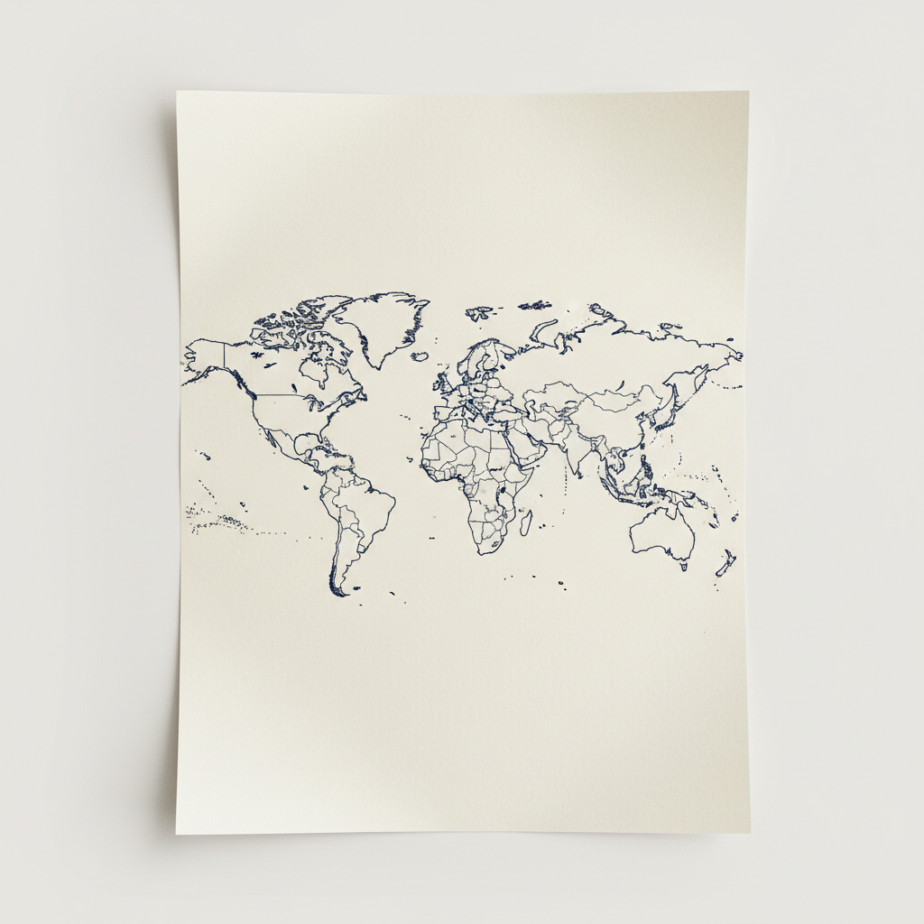 World Map Art